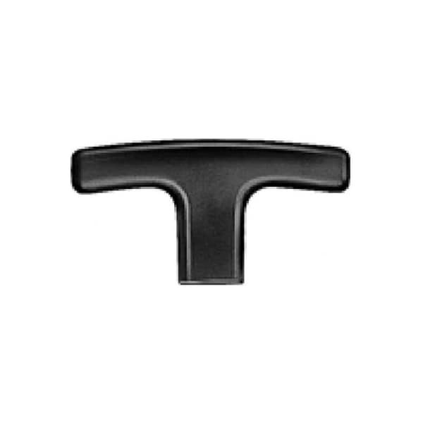 J.W. Winco 563-80-M10 Technopolymer T-Handle Tapped mm Diameter 80mm Length M10x1.5